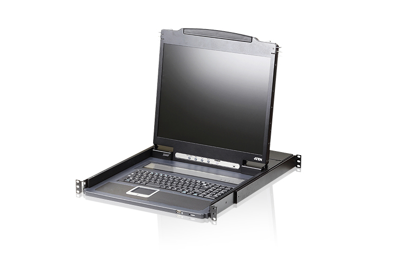 ATEN CL3000N console a rack 48,3 cm (19) 1280 x 1024 Pixel Alluminio Nero 1U