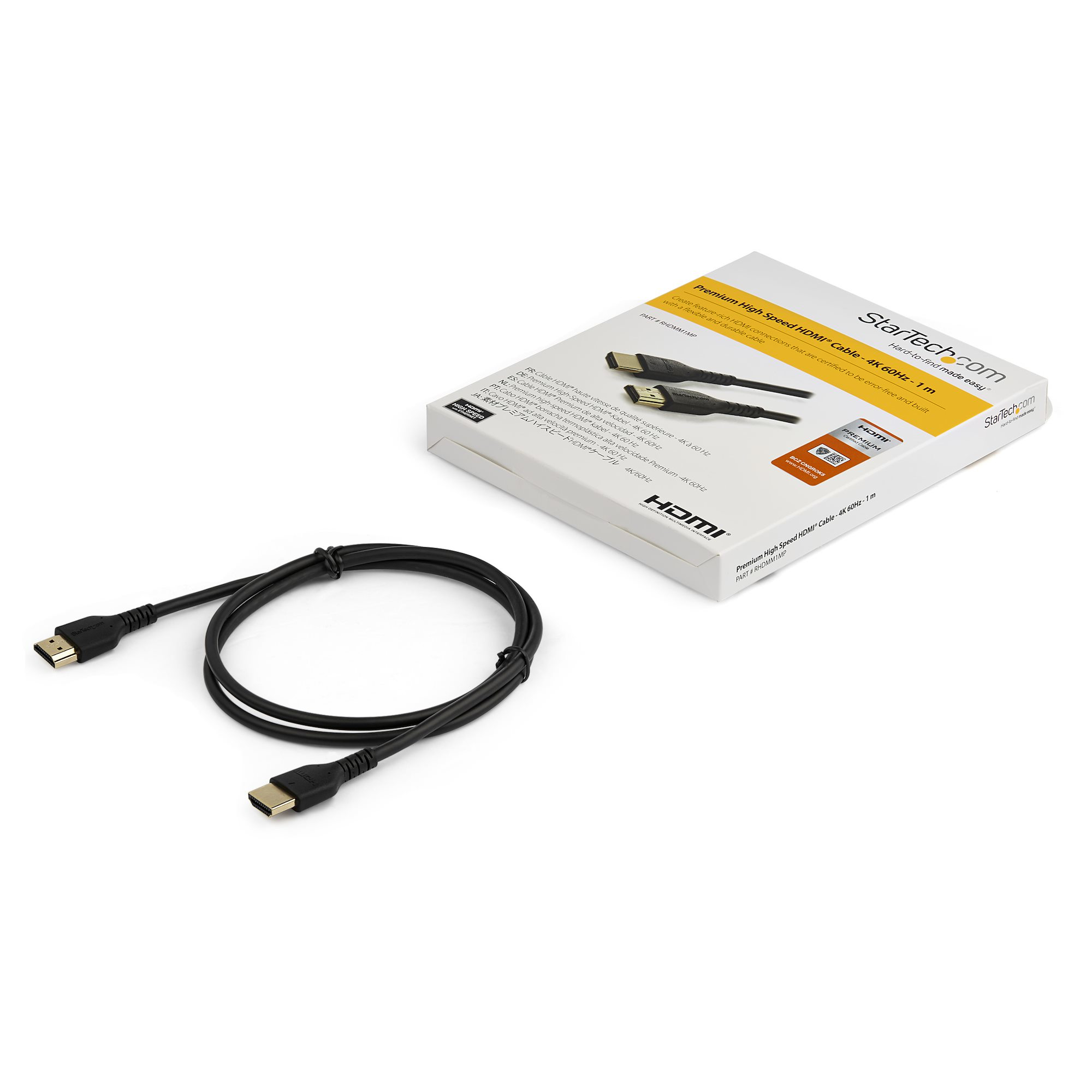  StarTech.com 3 ft High Speed HDMI Cable with Ethernet