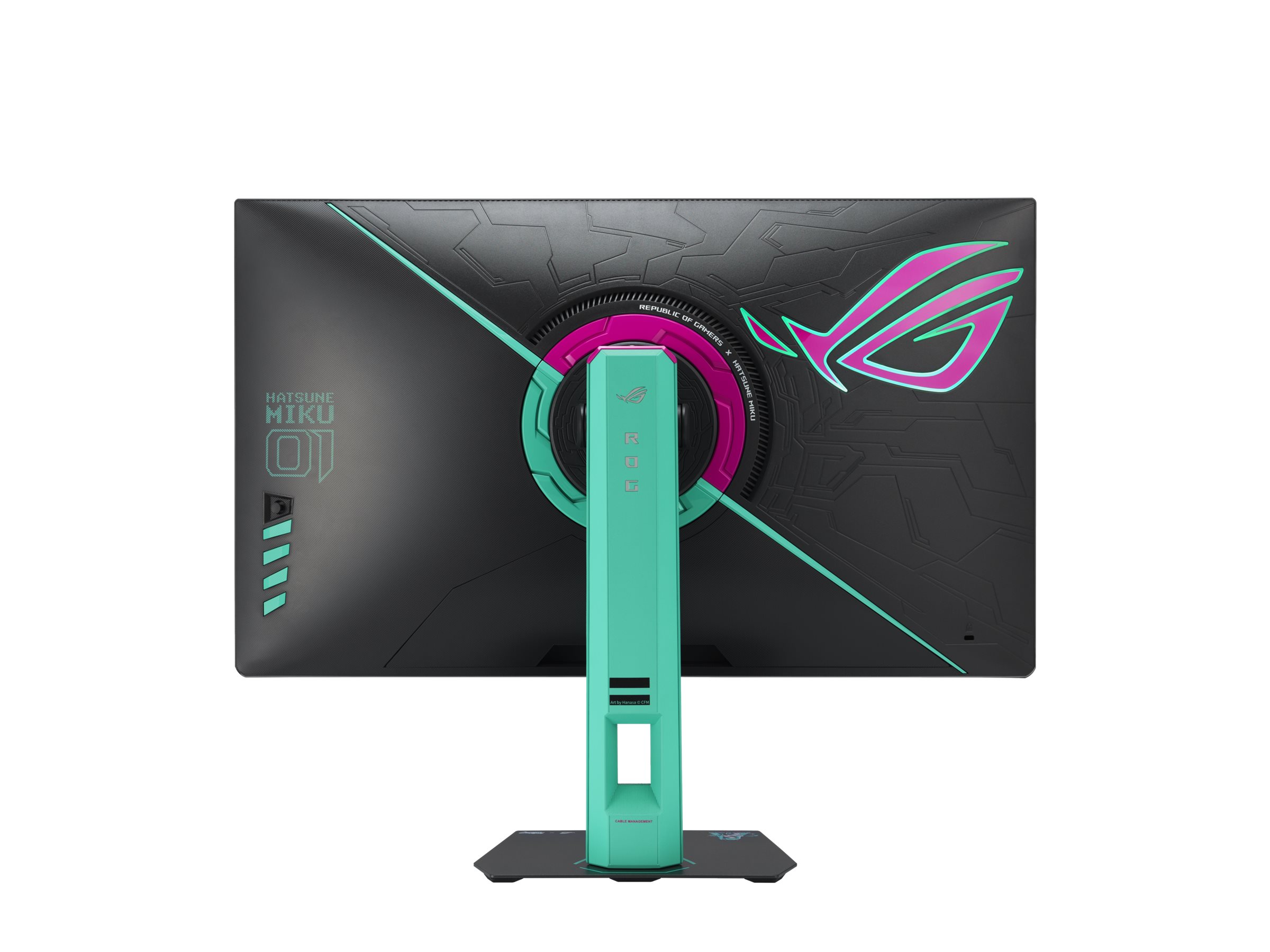 ASUS ROG Strix XG27ACMEG-G Hatsune Miku Edition computer monitor 68.6 cm (27) 2560 x 1440 pixels Wide Quad HD LCD Multicolour
