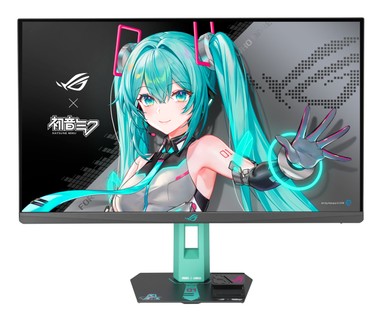 ASUS ROG Strix XG27ACMEG-G Hatsune Miku Edition computer monitor 68.6 cm (27) 2560 x 1440 pixels Wide Quad HD LCD Multicolour