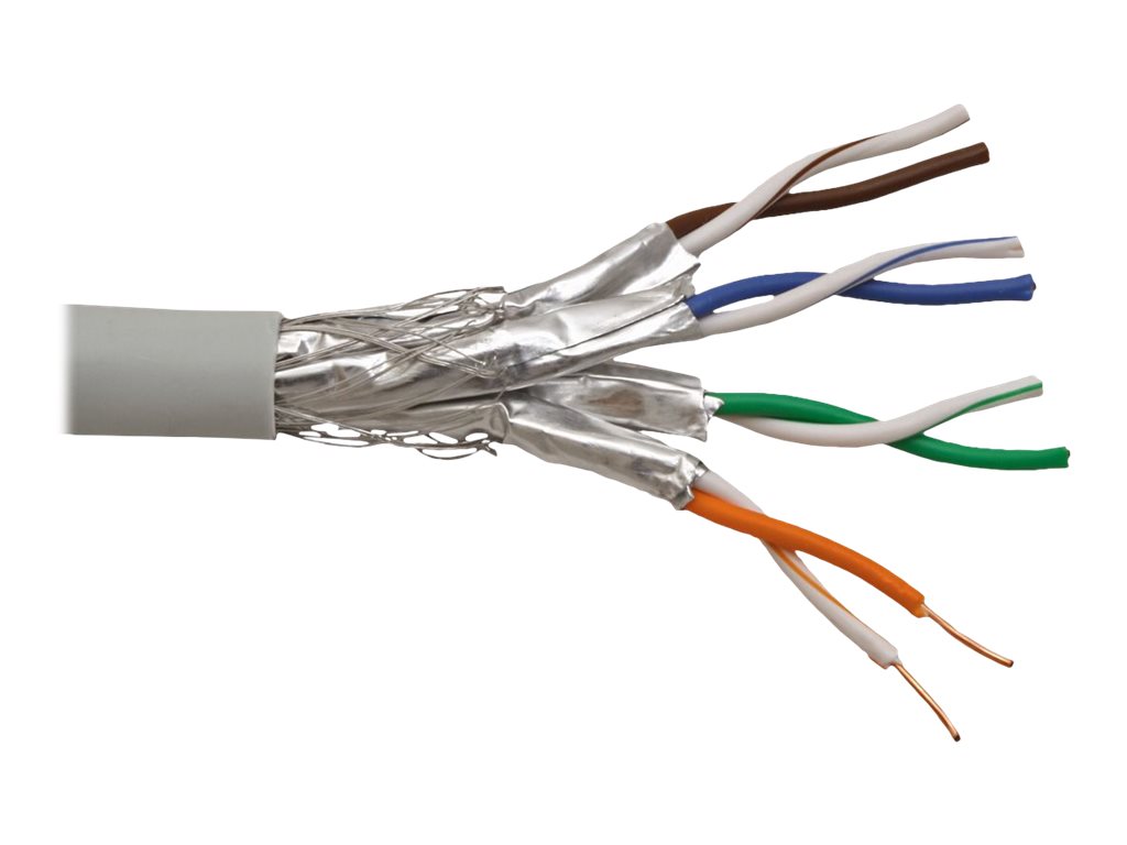 ROTRONIC-SECOMP VALUE - Bulkkabel - 100 m - SFTP - CAT 7 - Massivleiter - Grau