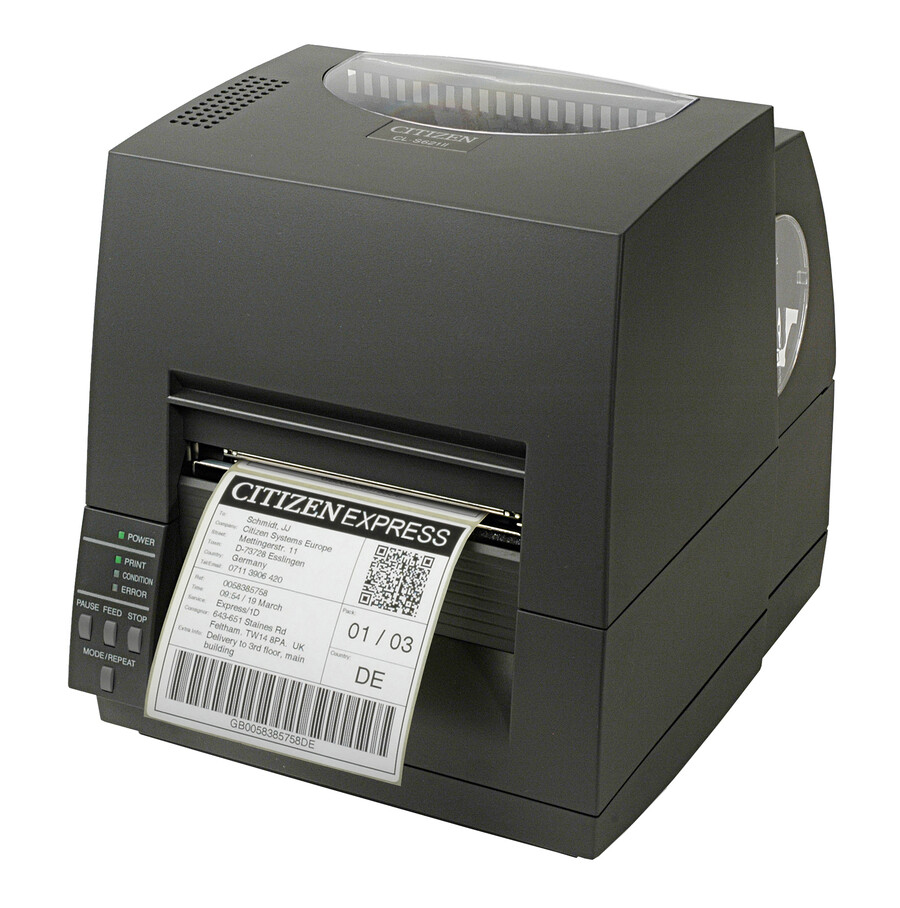 Citizen CL-S621II 203 x 203 DPI Al�mbrico T�rmica directa / transferencia t�rmica Impresora de recibos