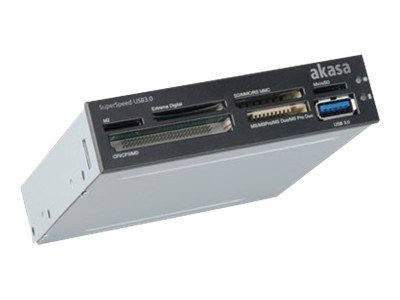 Akasa SuperSpeed Memory Card Reader - Kartenleser - 8,9 cm (3,5 Zoll)