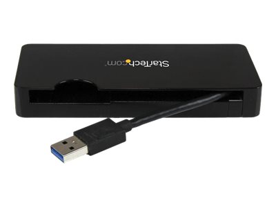 StarTech.com Travel Docking Station for Laptops - HDMI or VGA - USB 3.0