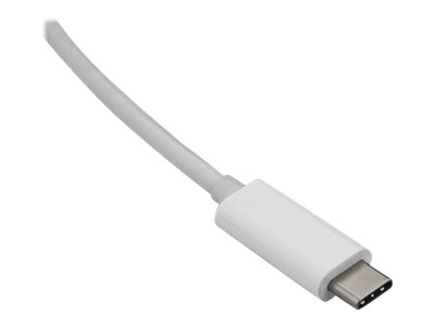 StarTech.com Adaptateur USB-C vers HDMI 3m - Cble Vido USB Type C vers HDMI 2.0 - 4K60Hz - Compatible Thunderbolt 3 - Convertisseur USB-C  HDMI - DP 1.2 Alt Mode HBR2 - Blanc