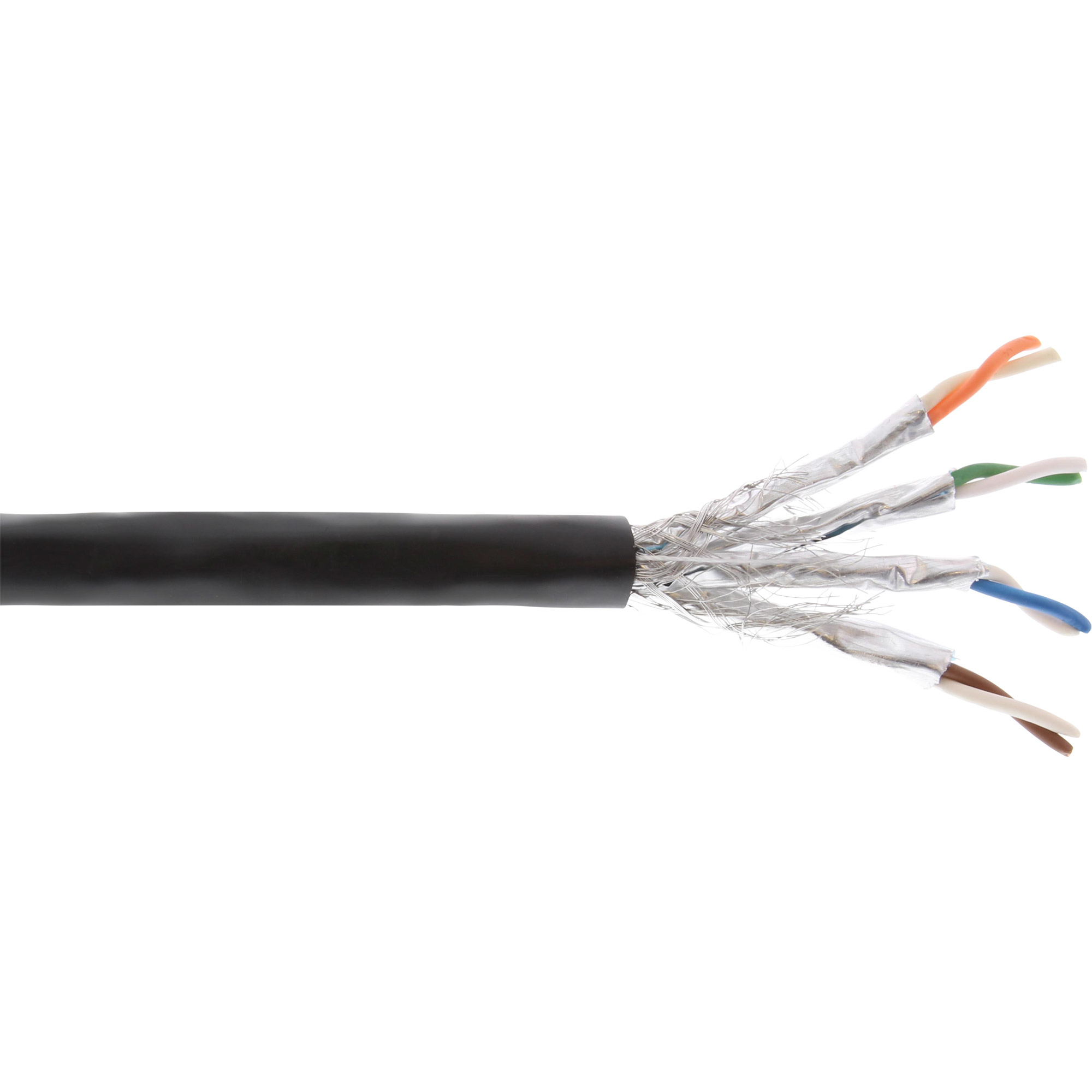 InLine 70500P cble de rseau Noir 500 m Cat7a S/FTP (S-STP)