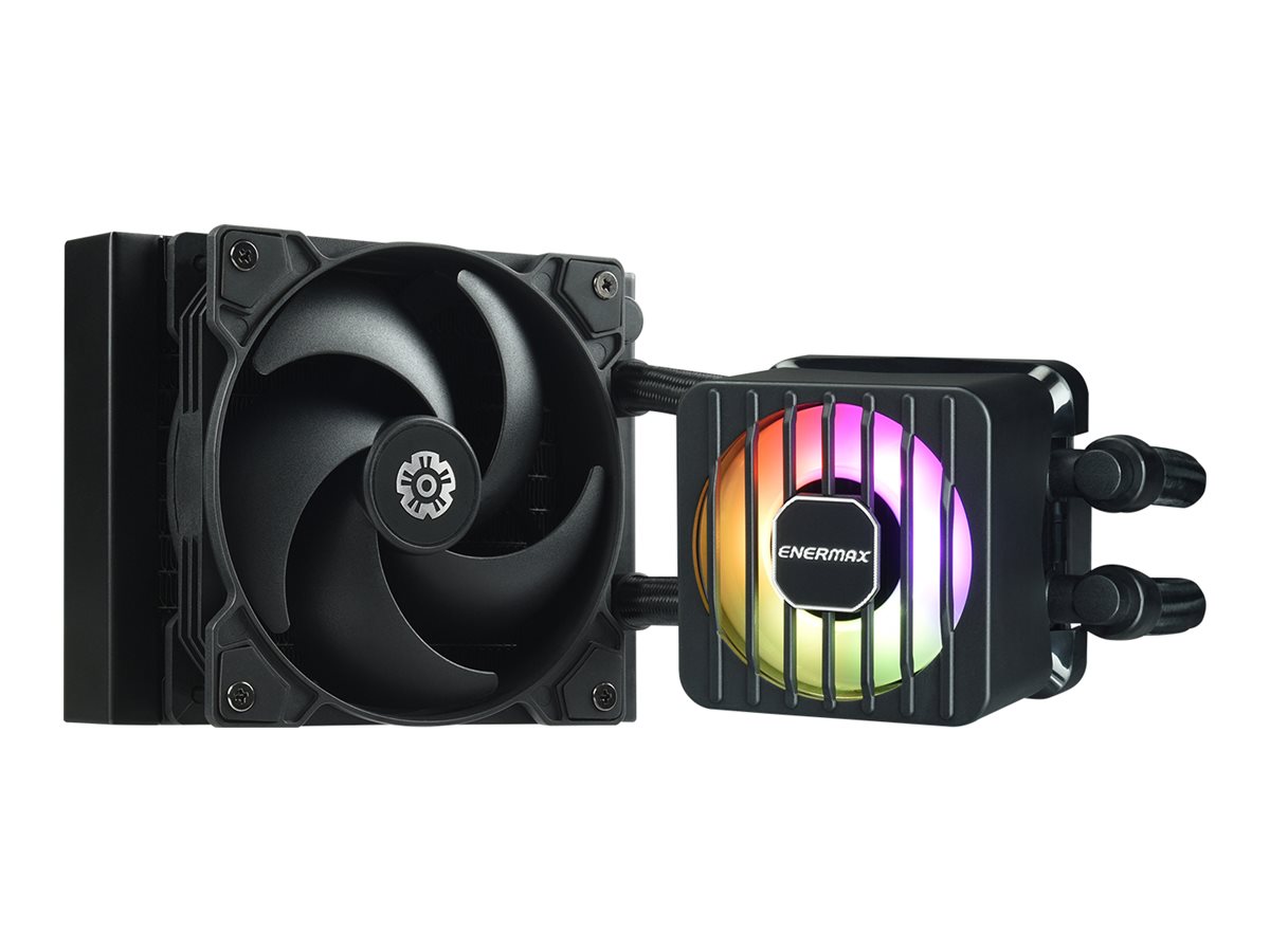 Enermax LIQMAXFLO SR 120mm CPU AIO Liquid Cooler - Xtreme Dual Chamber PWM Pumpe