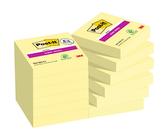 3M 8+ 4 GRATIS Post-it Super Sticky Notes Haftnotizen extrastark gelb 8 Blcke+