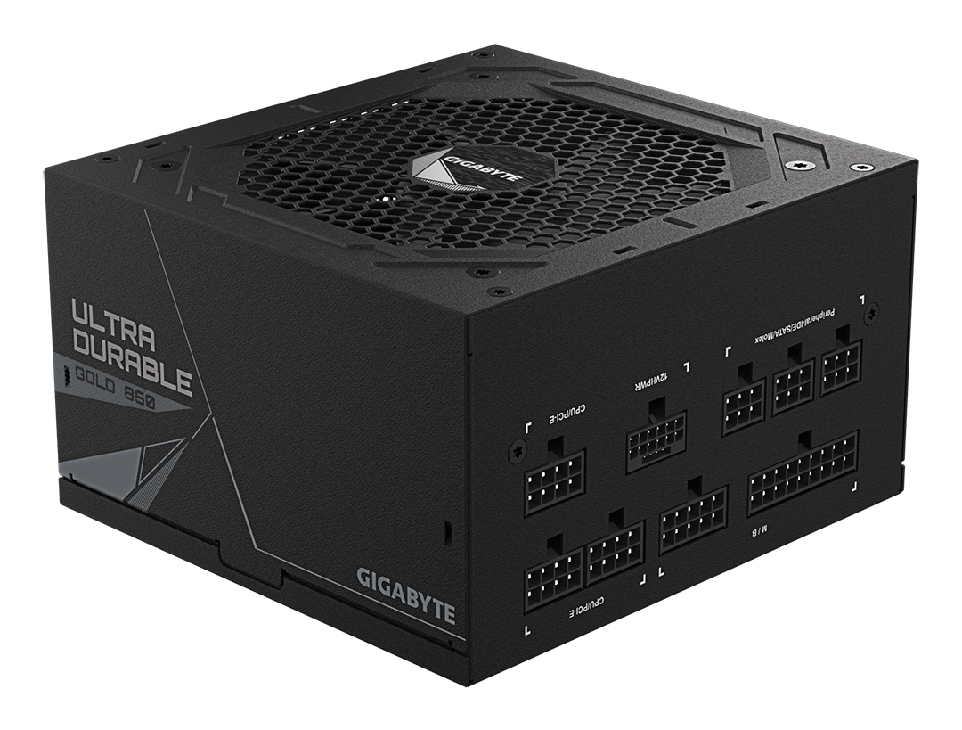 GIGABYTE UD850GM PG5 V2 Fuente de Alimentaci�n PCIe Gen 5.1, 80 PLUS Gold, Dise�o completamente modular, Ventilador de 120 mm, Compatible con ATX 3.1, Enchufe EU