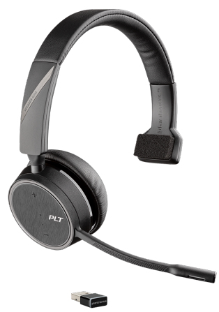 POLY 4210 UC Casque Sans fil Arceau Bureau/Centre dappels Bluetooth Noir
