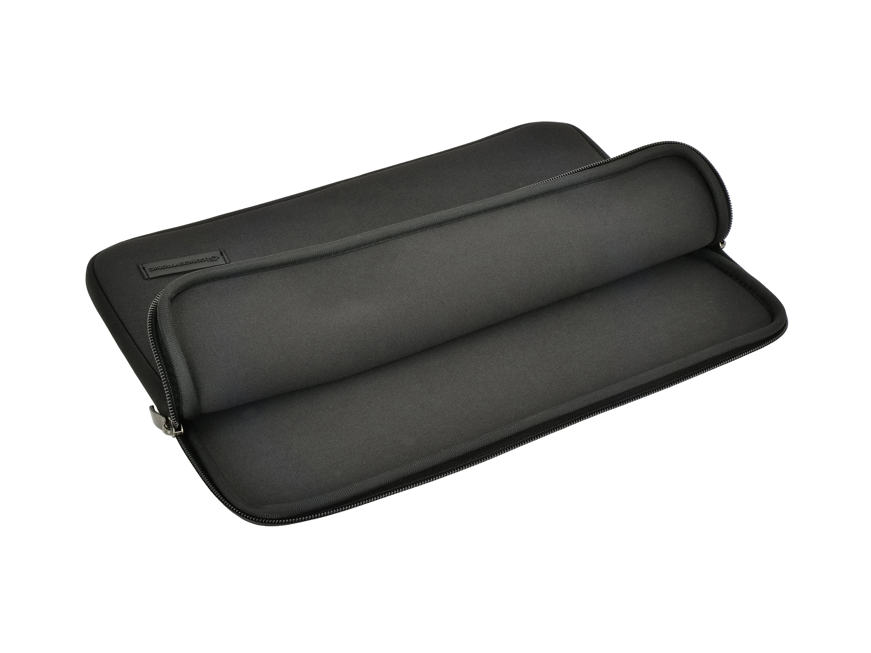 Conceptronic OBRIX02B Laptop Sleeve 14, 13-14 Inch Notebook Protective Bag, Notebook Protective Bag Compatible with MacBook Pro 14 (M3/M2/M1), MacBook Air 13.6/13.3, Surface Laptop 14.4, and Dell XPS 13/14, Made with Recycled Materials