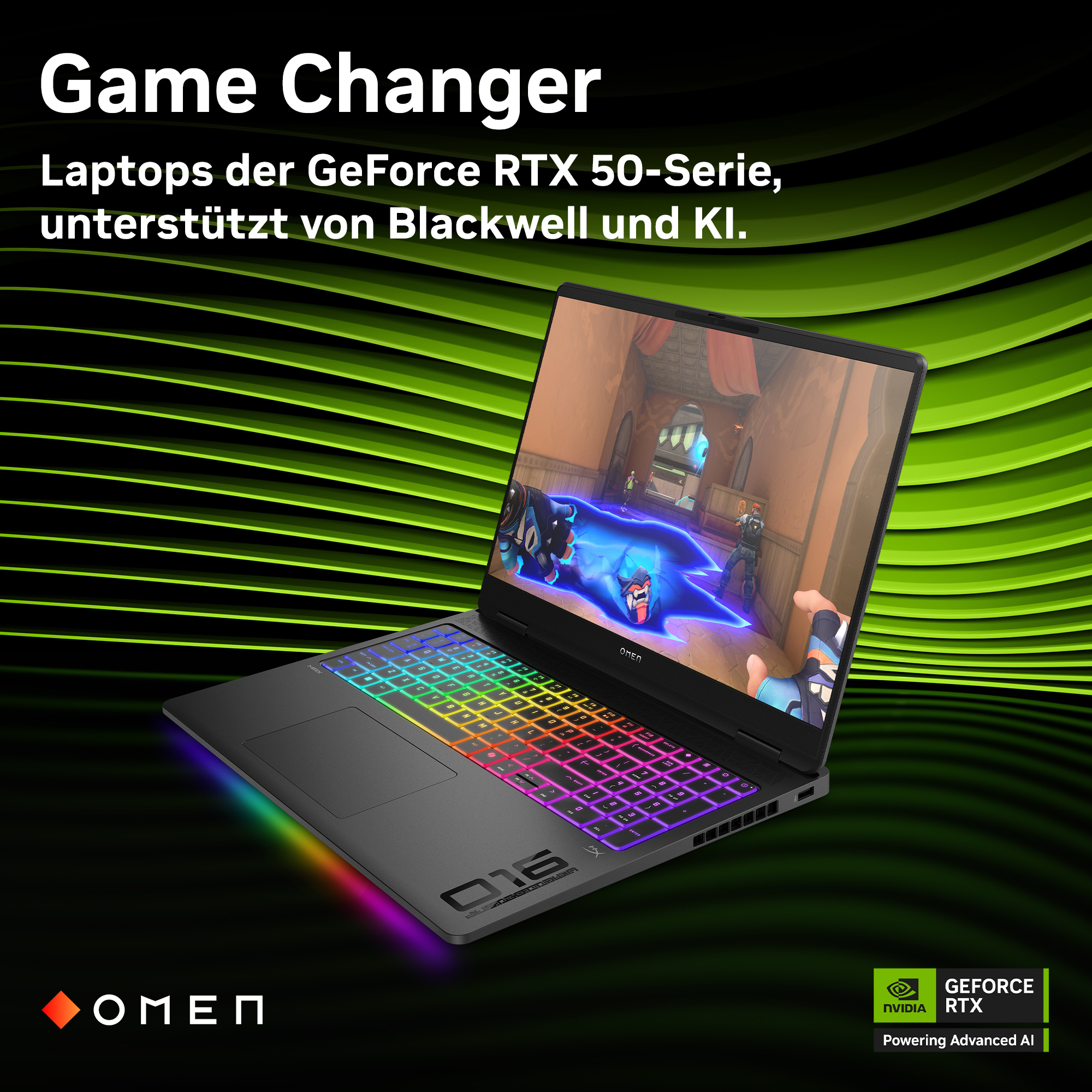 HP OMEN MAX by HP Laptop 16-ak0073ng - AMD Ryzen AI 7 H 350 - Win 11 Home - GeForce RTX 5070 Ti - 32 GB RAM - 1 TB SSD NVMe - 40.6 cm (16)