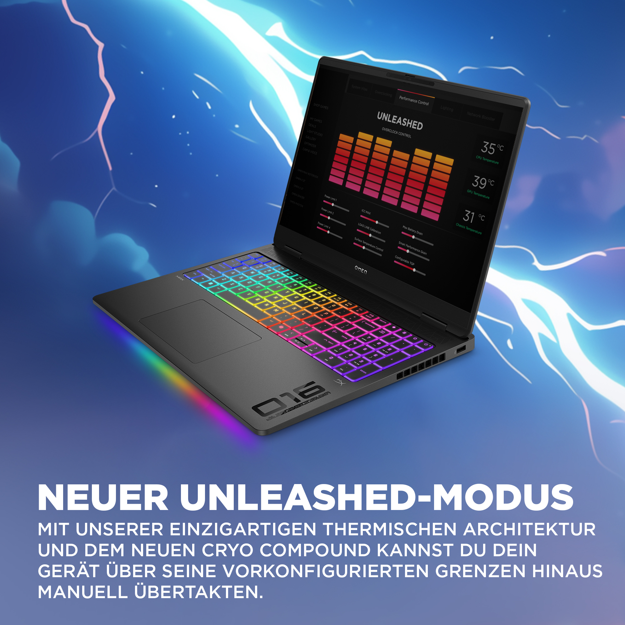 HP OMEN MAX by HP Laptop 16-ak0073ng - AMD Ryzen AI 7 H 350 - Win 11 Home - GeForce RTX 5070 Ti - 32 GB RAM - 1 TB SSD NVMe - 40.6 cm (16)