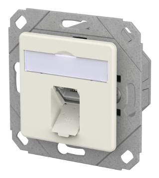 METZ CONNECT 130E371102-I presa energia RJ-45 Bianco
