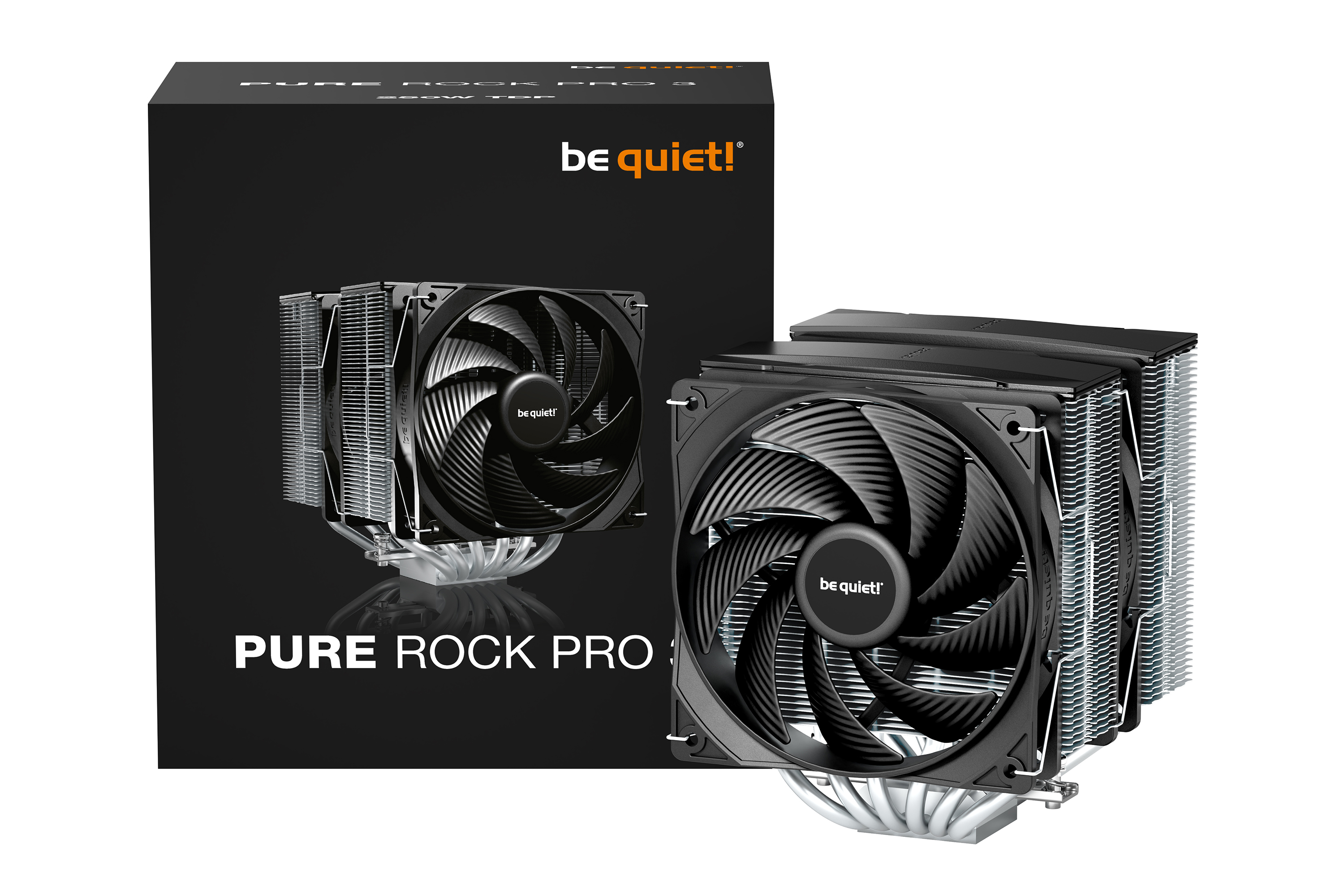 Be Quiet! Pure Rock PRO 3 CPU K�hler f�r Intel und AMD