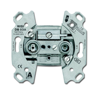 BUSCH JAEGER 0230-101 - TV + Radio - Grau - RoHS - 70 mm - 22 mm - 69 mm