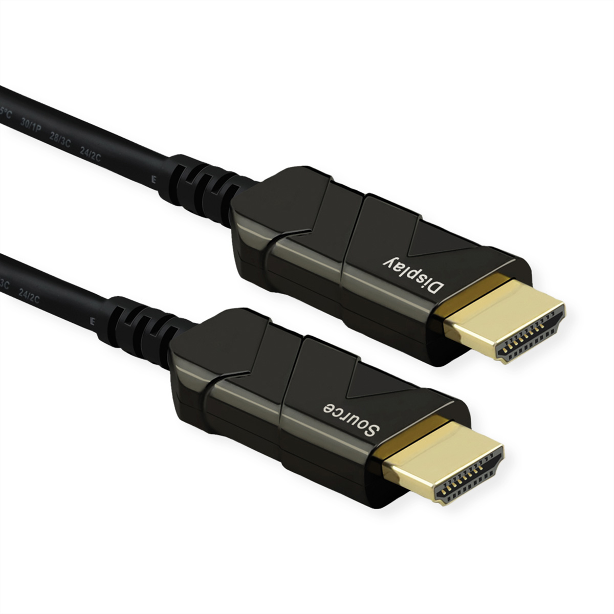 ROLINE UltraHD HDMI Kabel AOC 8K ST/ST - Kabel - Digital/Display/Video