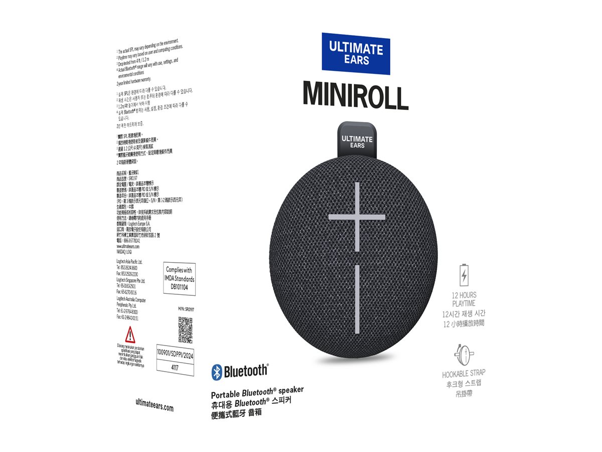 Logitech MINIROLL - Lautsprecher - tragbar