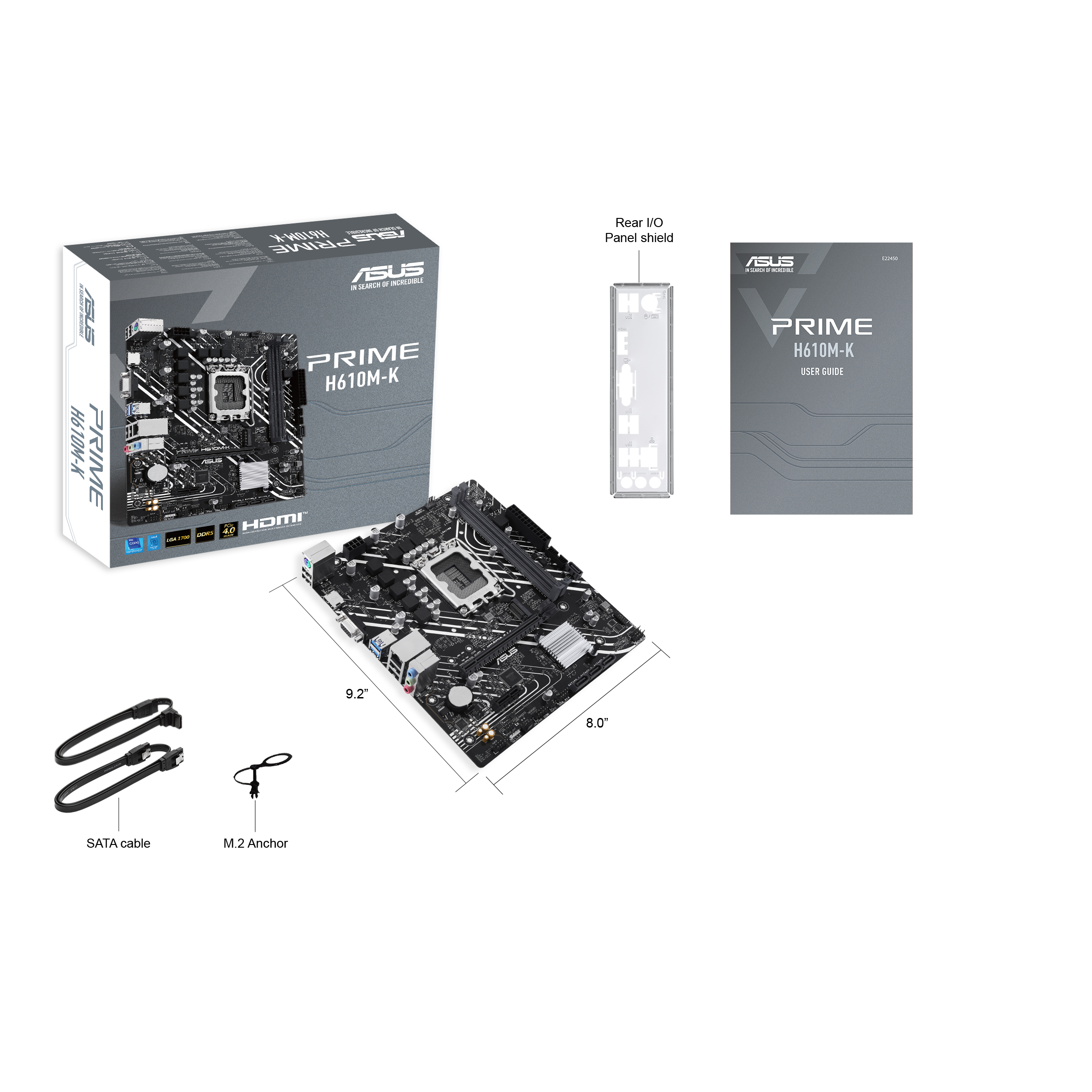 ASUS MB ASUS PRIME H610M-K (Intel,1700,DDR5,mATX)