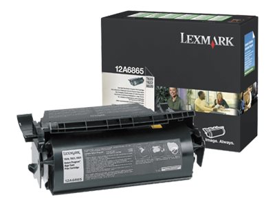 Lexmark 12A6865 Cartouche de toner 1 pice(s) Original Noir