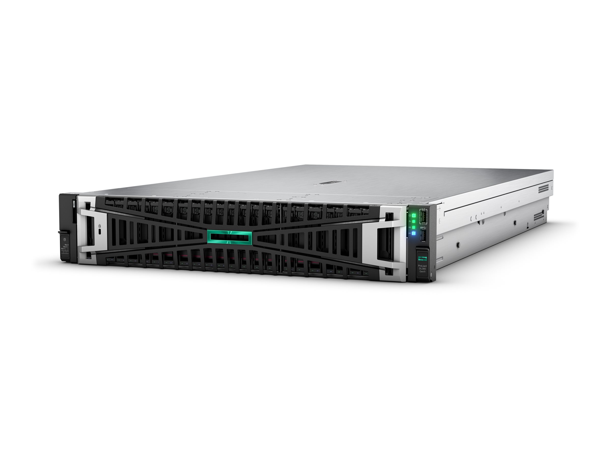 HPE ProLiant DL380 Gen11 - Server - Rack-Montage - 2U - zweiweg - 1 x Xeon Gold 6530 / 2.1 GHz - RAM 64 GB - SATA/SAS/NVMe - Hot-Swap 6.4 cm (2.5)