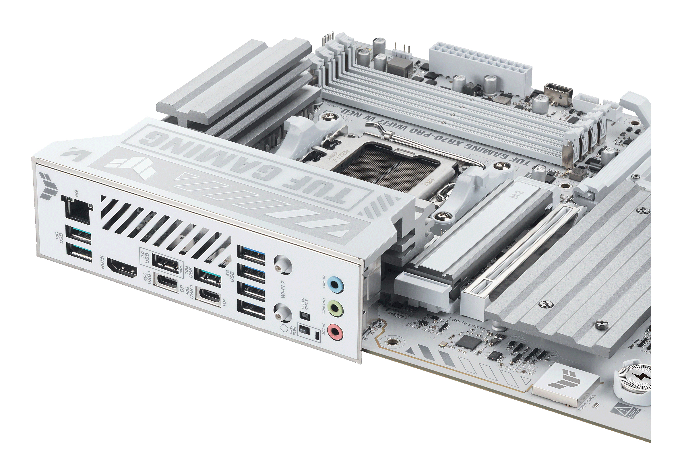 ASUS TUF GAMING X870-PRO WIFI7 W NEO AMD X870 Emplacement AM5 ATX