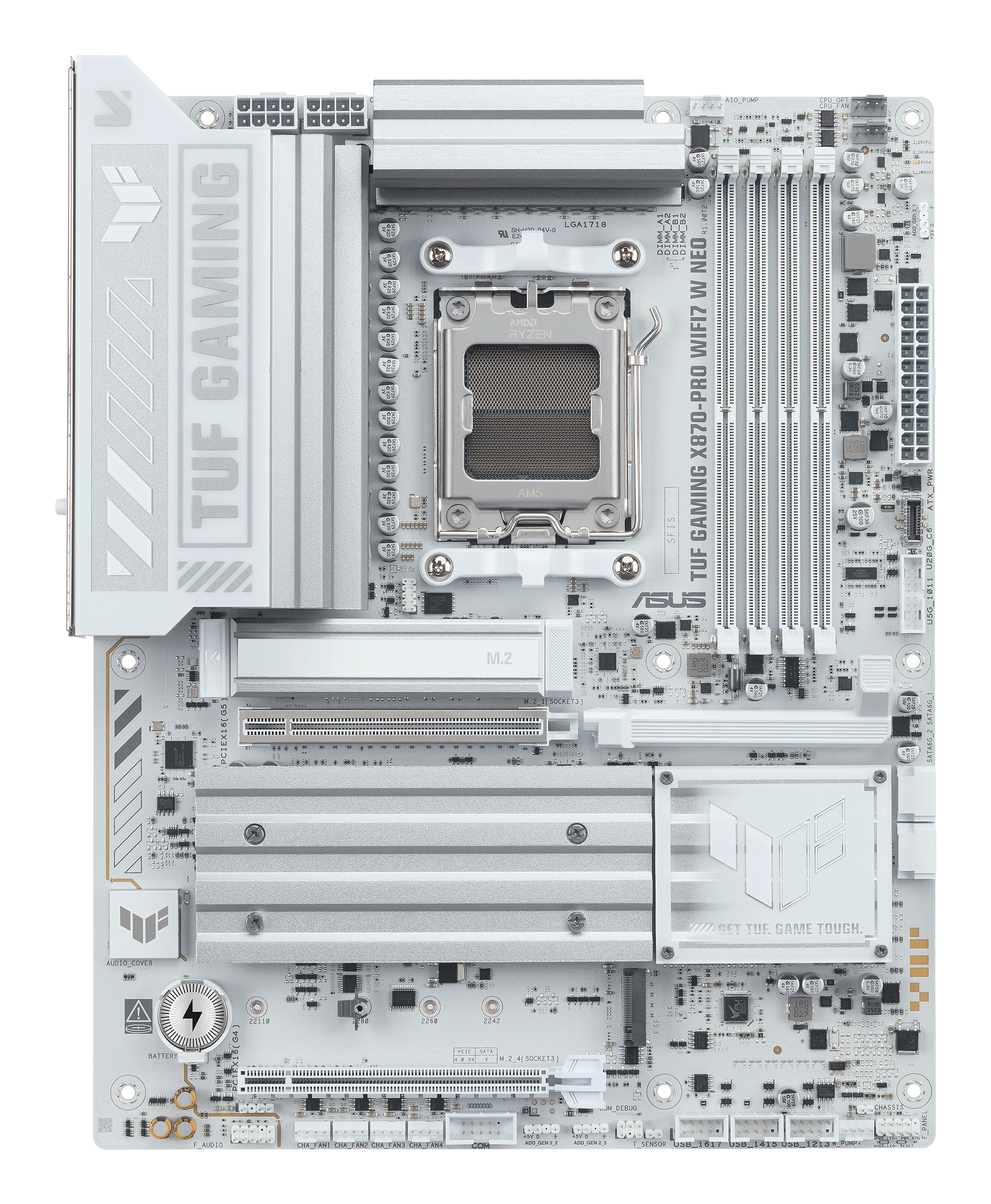 ASUS AMD X870 ATX motherboard DDR5 PCIe 5.0 4xM.2 - Mainboard - AMD Sockel AM5 (Ryzen Zen4)