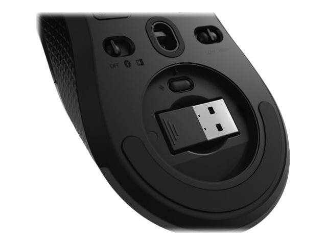 Lenovo Legion M600 Gaming Mouse - Maus - rechts- und linkshndig - optisch - 8 Tasten - kabellos, kabelgebunden - Bluetooth, 2.4 GHz, USB 2.0 - kabelloser Empfnger (USB)
