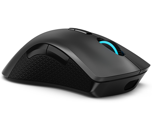 Lenovo Legion M600 Gaming Mouse - Maus - rechts- und linkshndig - optisch - 8 Tasten - kabellos, kabelgebunden - Bluetooth, 2.4 GHz, USB 2.0 - kabelloser Empfnger (USB)