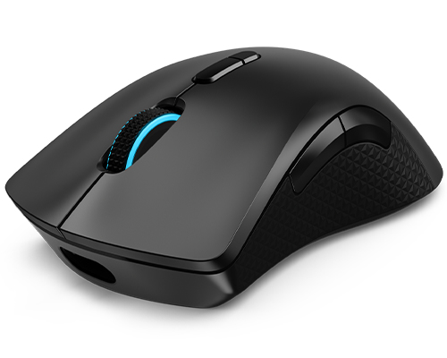 Lenovo Legion M600 Gaming Mouse - Maus - rechts- und linkshndig - optisch - 8 Tasten - kabellos, kabelgebunden - Bluetooth, 2.4 GHz, USB 2.0 - kabelloser Empfnger (USB)