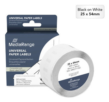 MediaRange MRDY11352 �tiquette � imprimer Blanc