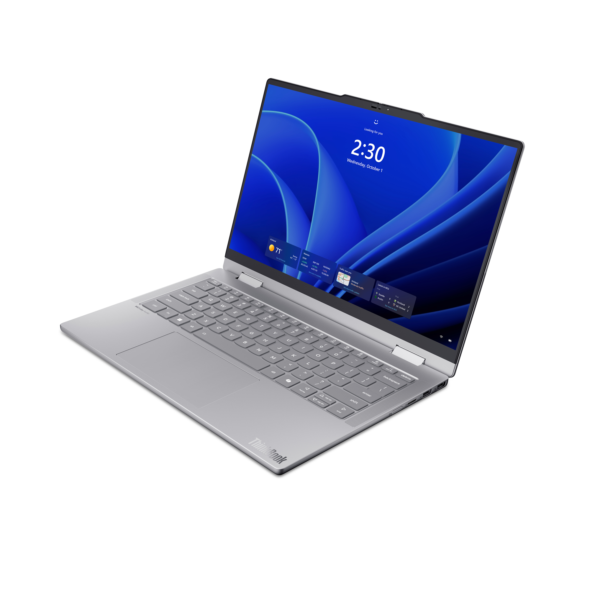 Lenovo ThinkBook 14 2-in-1 G6 IPL Copilot+ PC Intel Core Ultra 7 355 H�brido (2-en-1) 35,6 cm (14) Pantalla t�ctil WUXGA 32 GB DDR5-SDRAM 512 GB SSD Wi-Fi 7 (802.11be) Windows 11 Pro Alem�n Gris