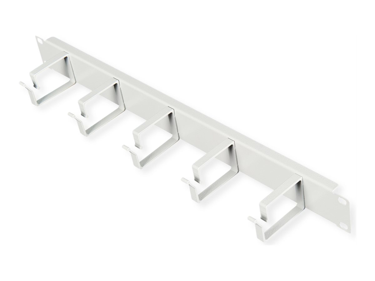 ROLINE Patch Panel - 40 x 60 mm - Hellgrau, RAL 7035 - 1U - 48.3 cm (19)