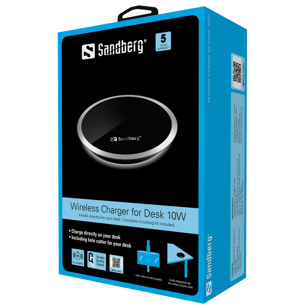 SANDBERG Induktive Ladematte - 10.8 Watt