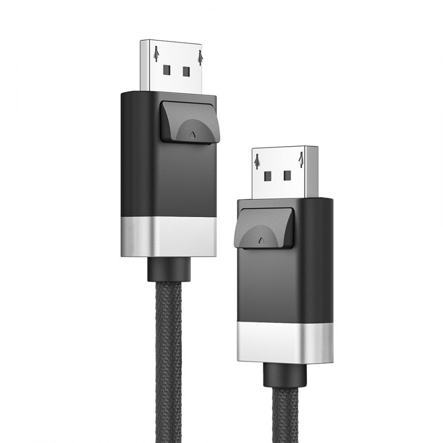 ALOGIC FUDP2-SGR cavo DisplayPort 2 m Grigio, Nero