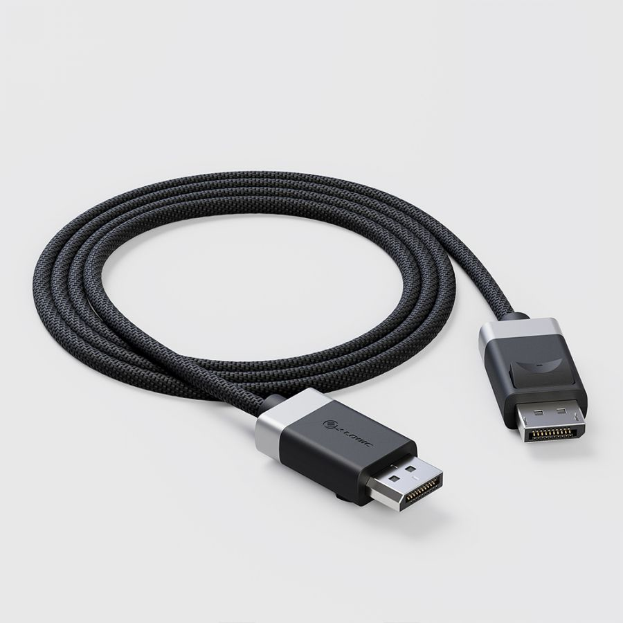 ALOGIC FUDP2-SGR cavo DisplayPort 2 m Grigio, Nero