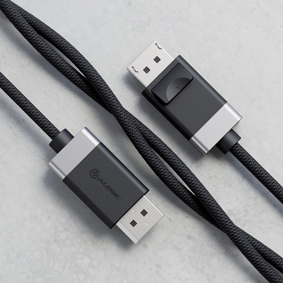 ALOGIC FUDP2-SGR cavo DisplayPort 2 m Grigio, Nero