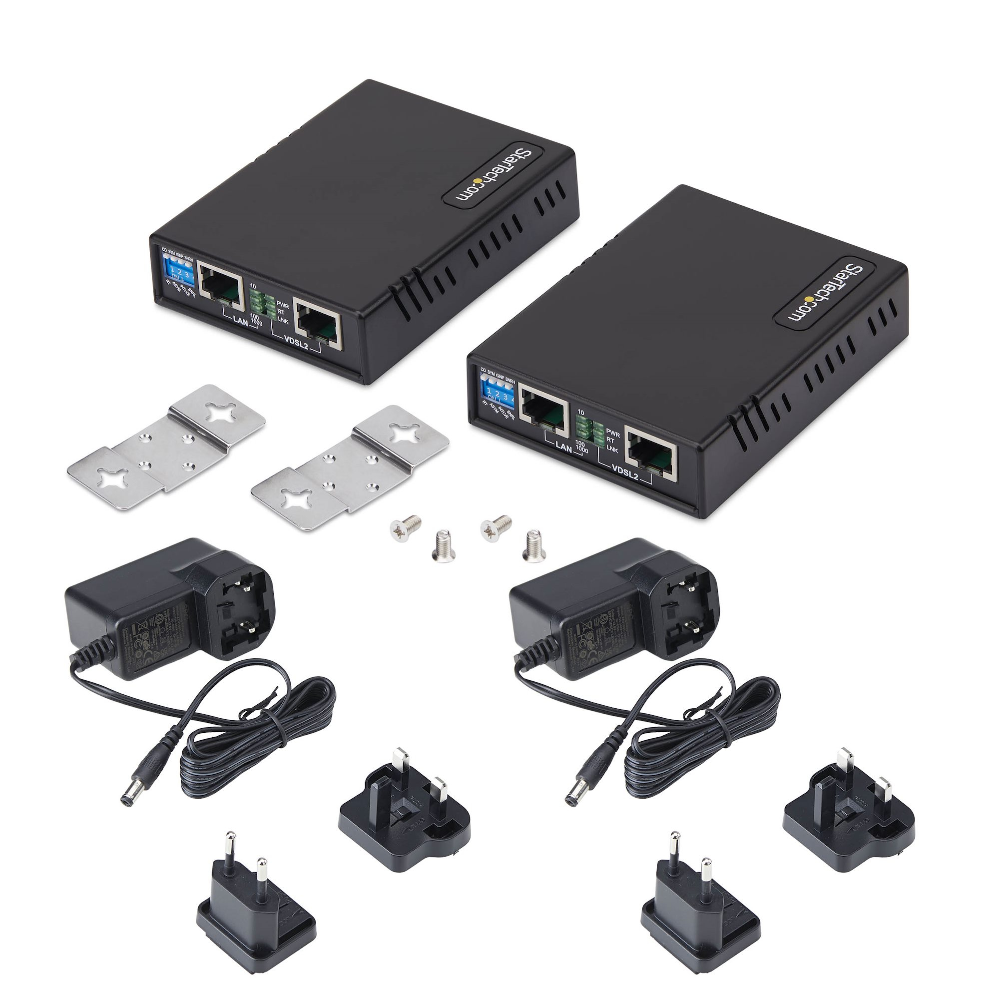 StarTech.com VDSL2 Ethernet Extender Kit Up to 1km - Repeater - 0,3 Gbps