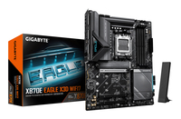 GIGABYTE X870E EAGLE X3D WIFI7 Scheda Madre Supporta CPU AMD Ryzen 9000, VRM digitale a 14+2+2 fasi, fino a 9000 Hz DDR5 (OC), 1� PCIe 5.0 + 3� PCIe 4.0, Wi-Fi 7, LAN 5 GbE, USB 4