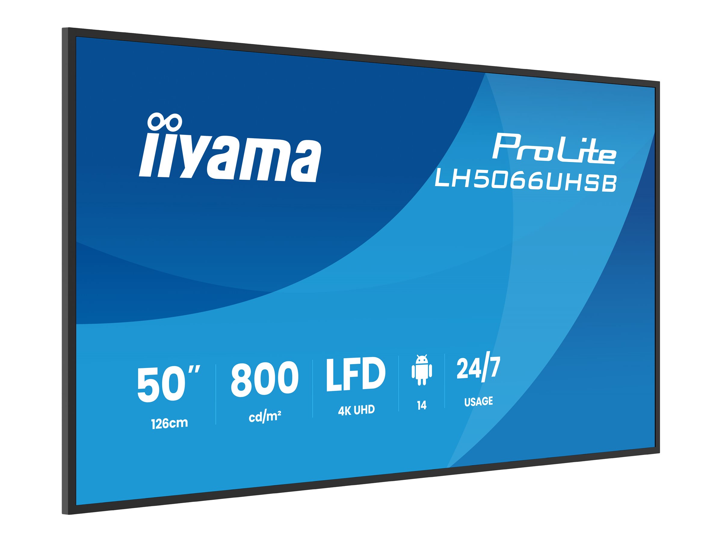 Iiyama ProLite LH5066UHSB-B1AG - 126 cm (49.5)