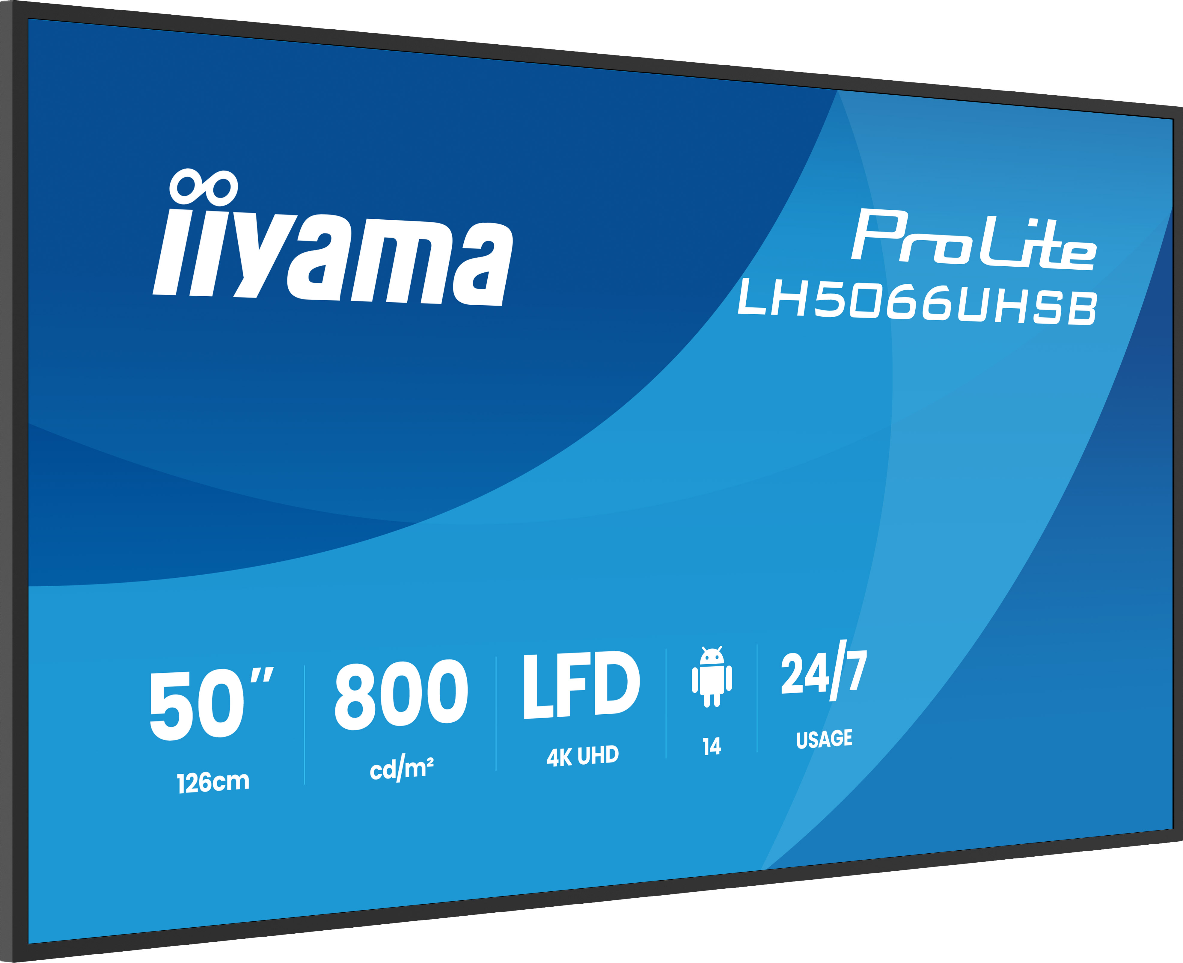 Iiyama ProLite LH5066UHSB-B1AG - 126 cm (49.5)