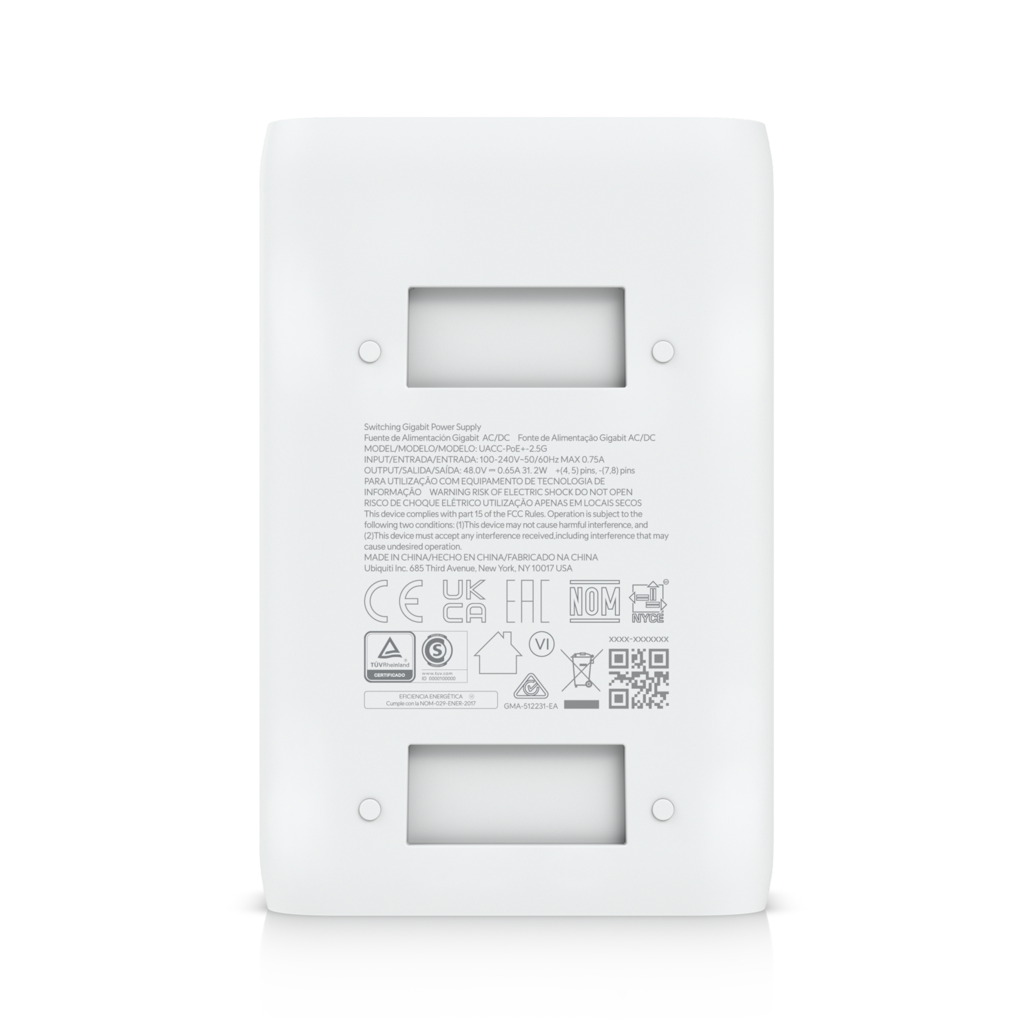 Ubiquiti 2.5G PoE+ Adapter 30W - UACC-PoE+-2.5G - PoE-Injektor