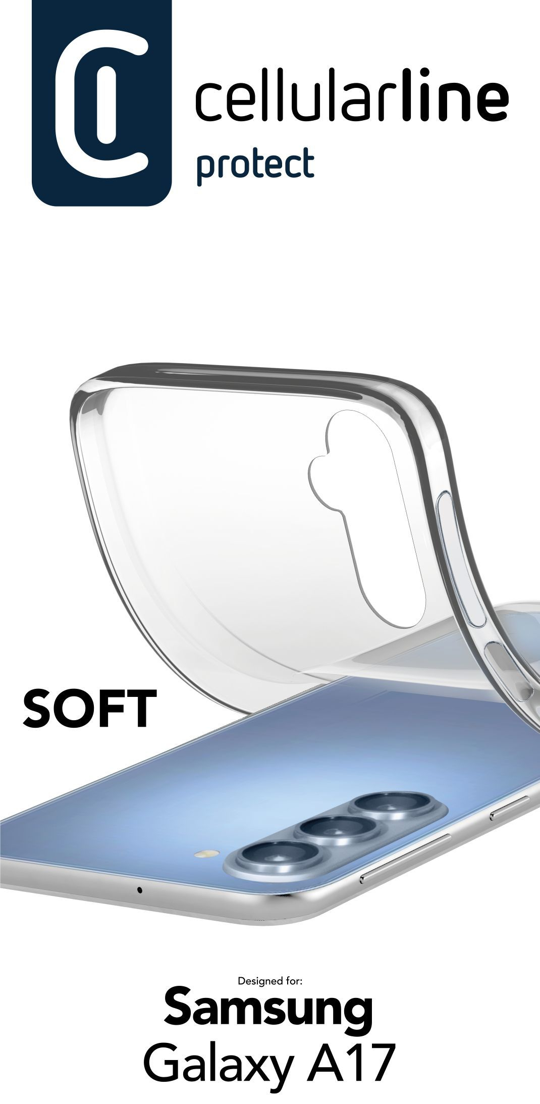 Cellularline Soft Case - f�r Samsung A17 5G Clear