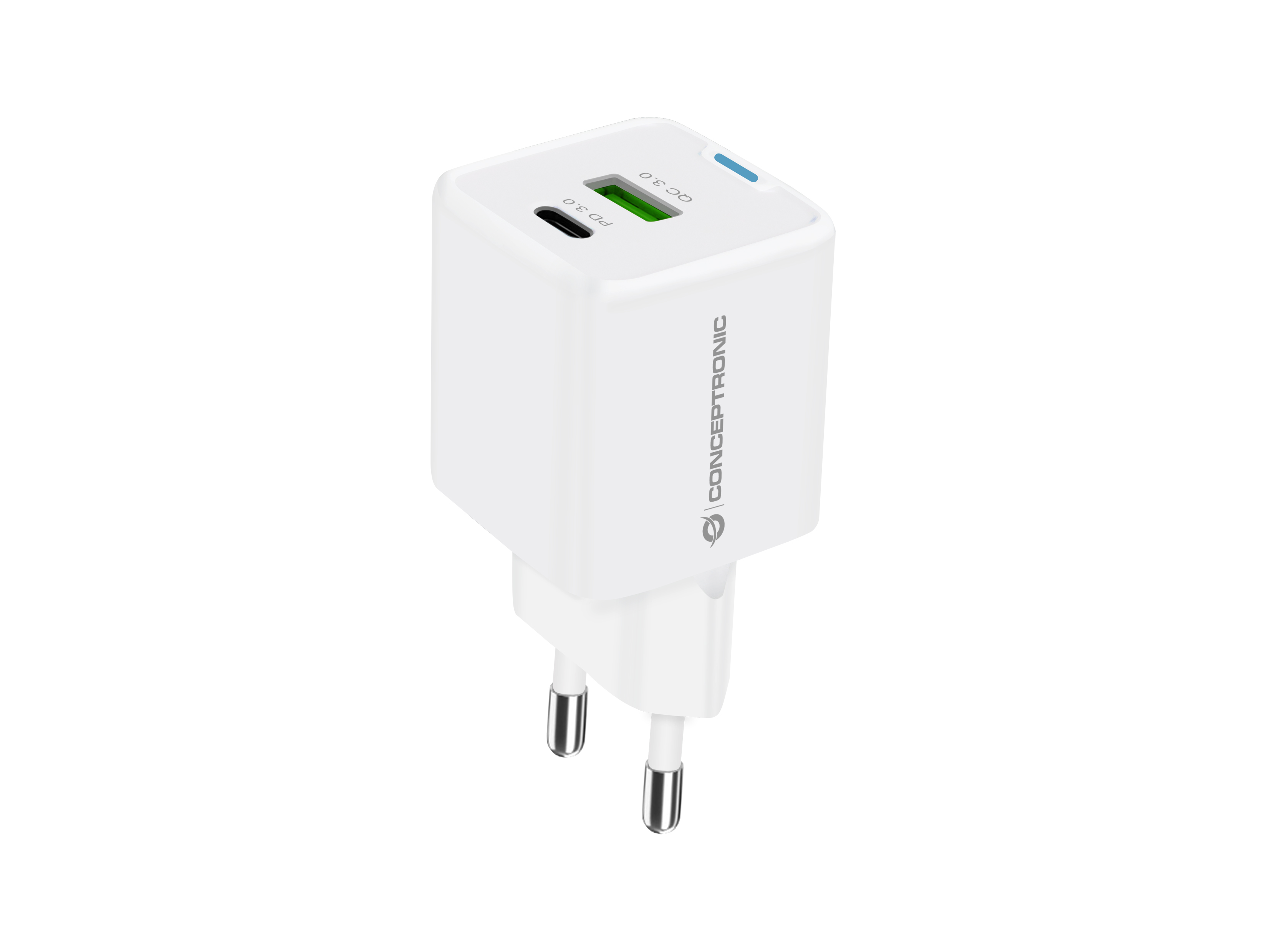 Conceptronic ALTHEA16W cargador de dispositivo mvil Universal Blanco Corriente alterna Carga rpida Interior