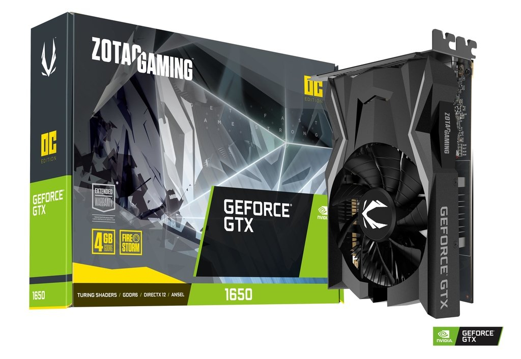 Zotac GAMING GeForce GTX 1650 OC GDDR6 NVIDIA 4 GB