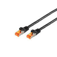 S/CONN maximum connectivity S-Conn 08-26605 Netzwerkkabel Cat6a S/FTP S-STP Schwarz - Kabel - Netzwerk