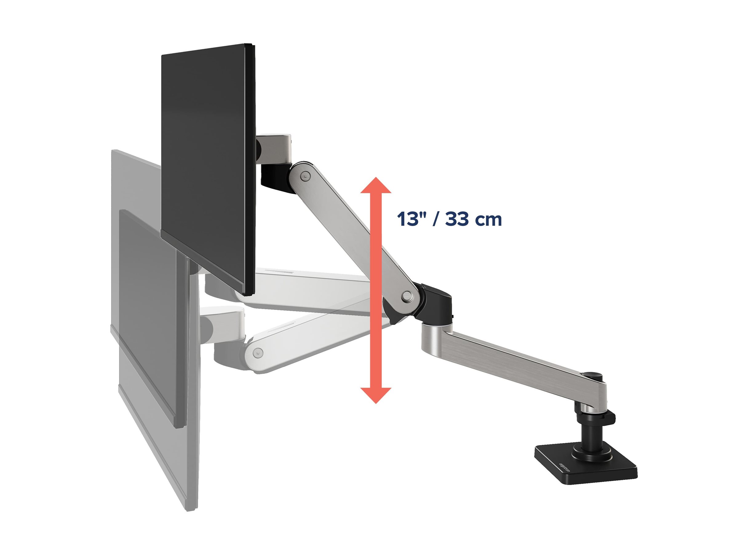 Ergotron LX Pro - Befestigungskit (Monitorarm) - f�r LCD-Display - Lochplatte-Montage - Aluminium - Polished Aluminum - Bildschirmgr��e: bis zu 86,4 cm (bis zu 34 Zoll)