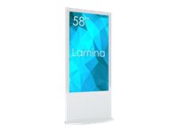 Swedx Lamina Pannello piatto per segnaletica digitale 147,3 cm (58) LED 350 cd/m� 4K Ultra HD Bianco
