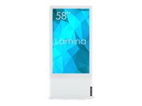 Swedx Lamina Pannello piatto per segnaletica digitale 147,3 cm (58) LED 350 cd/m� 4K Ultra HD Bianco