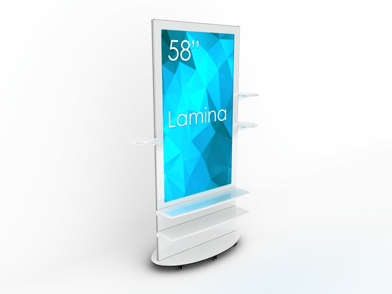 Swedx Lamina Pannello piatto per segnaletica digitale 147,3 cm (58) LED 350 cd/m� 4K Ultra HD Bianco
